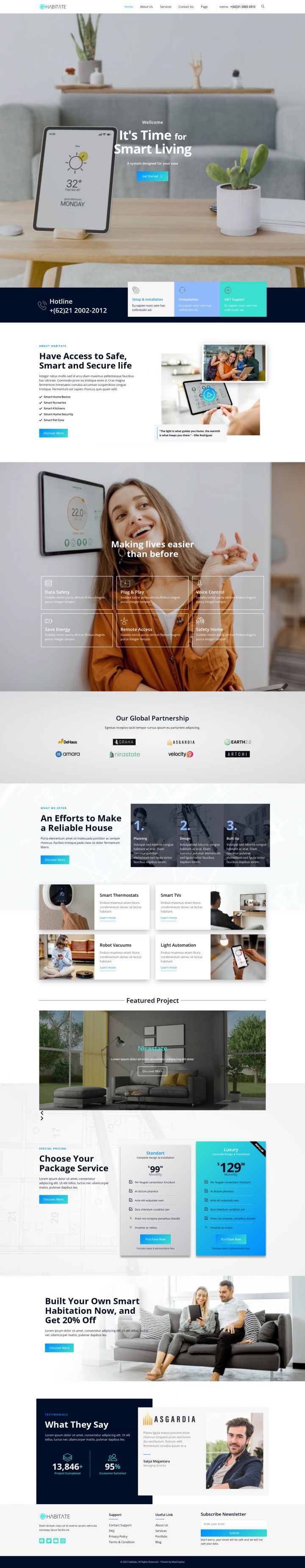 WordPress шаблон ThemeForest Habitate