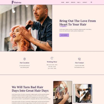 ThemeForest Hairsta