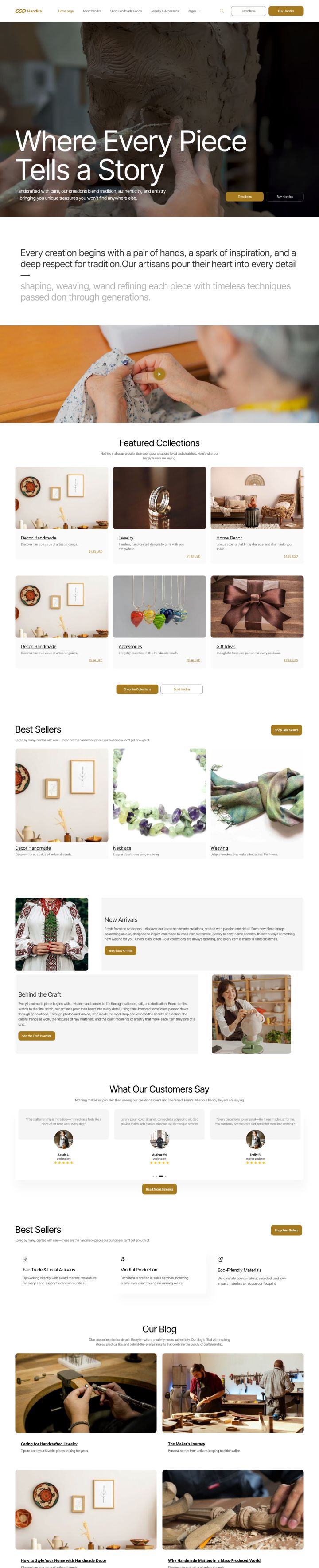 WordPress шаблон ThemeForest Handira