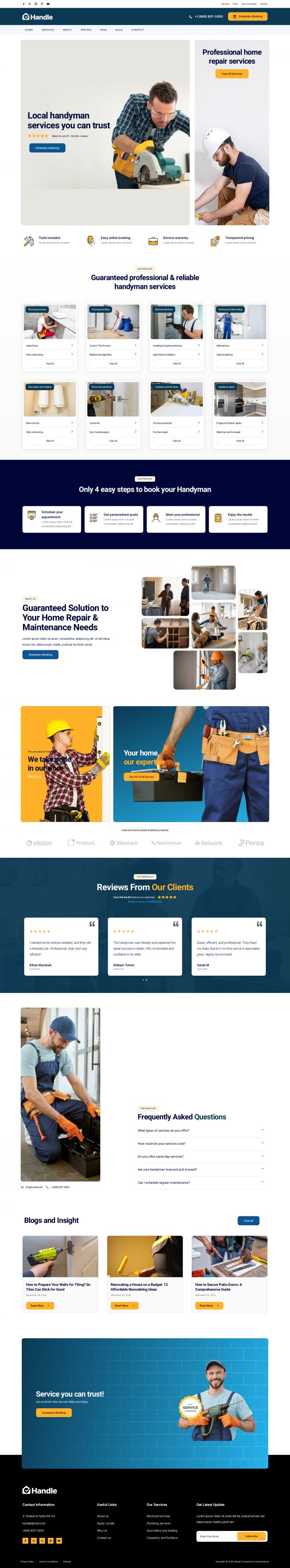 WordPress шаблон ThemeForest Handle