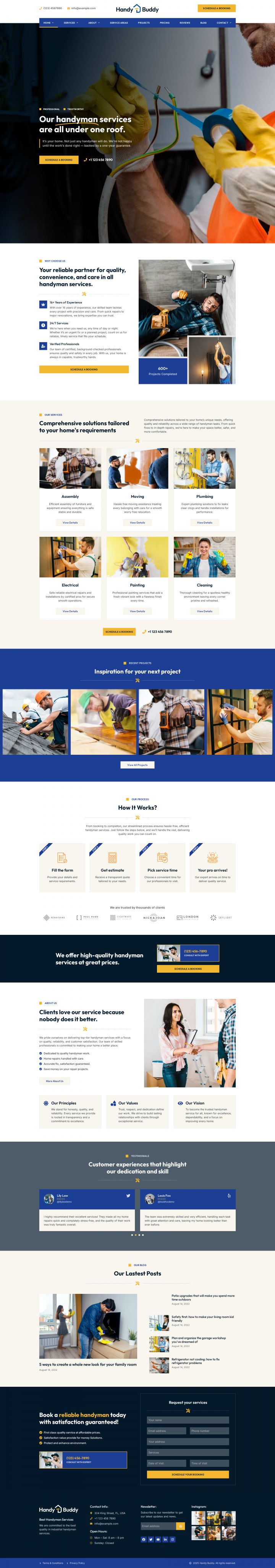 WordPress шаблон ThemeForest Handy Buddy
