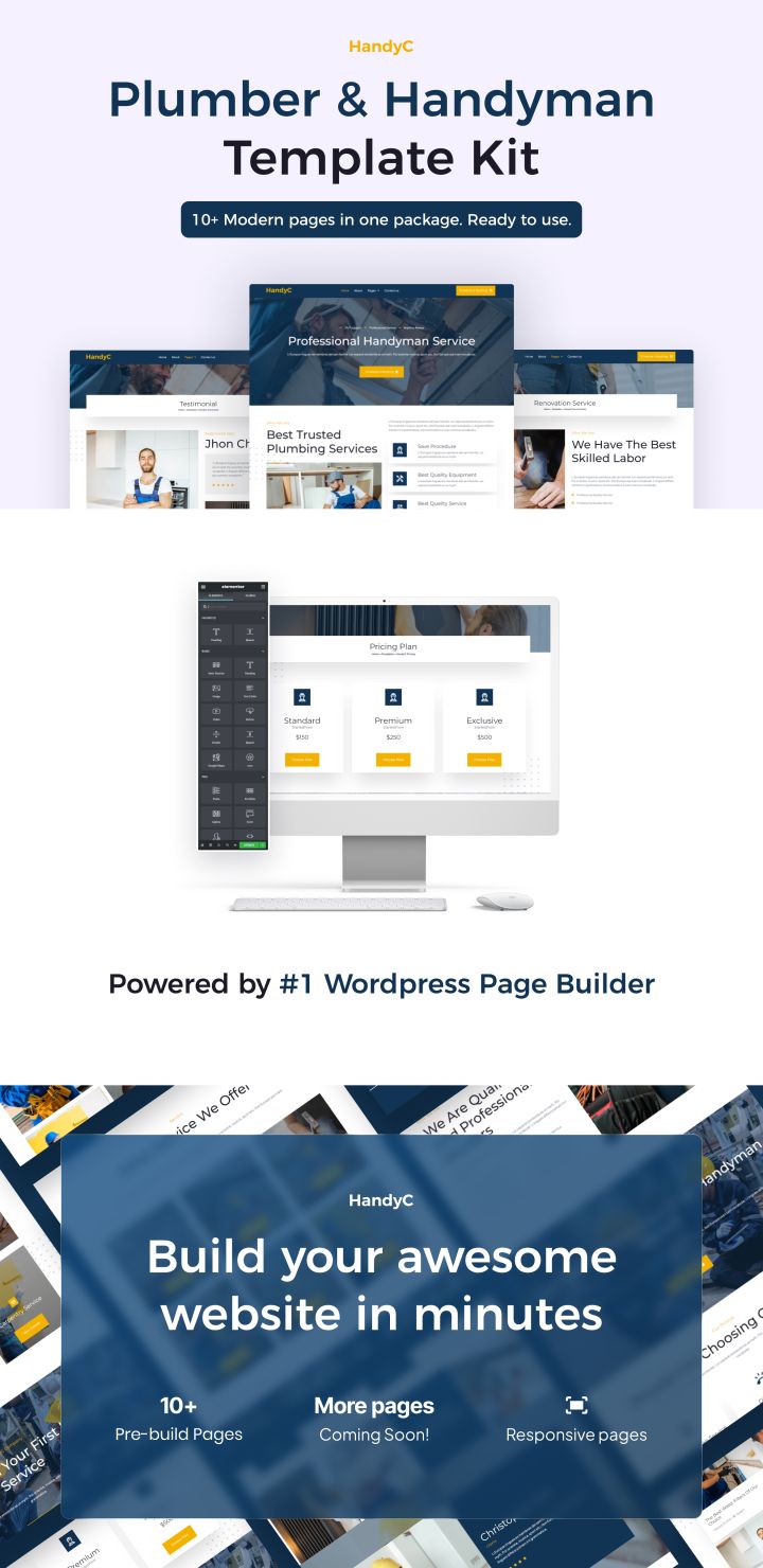 WordPress шаблон ThemeForest HandyC