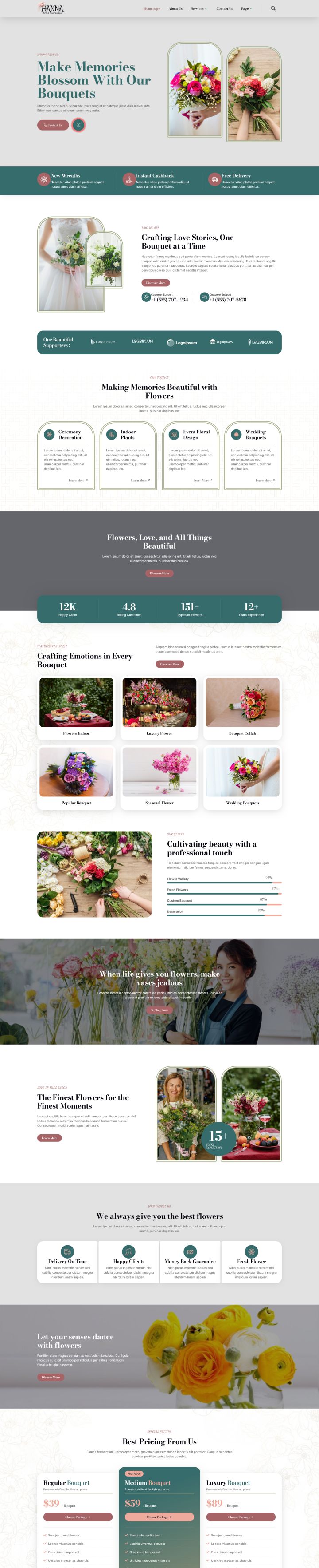 WordPress шаблон ThemeForest Hanna