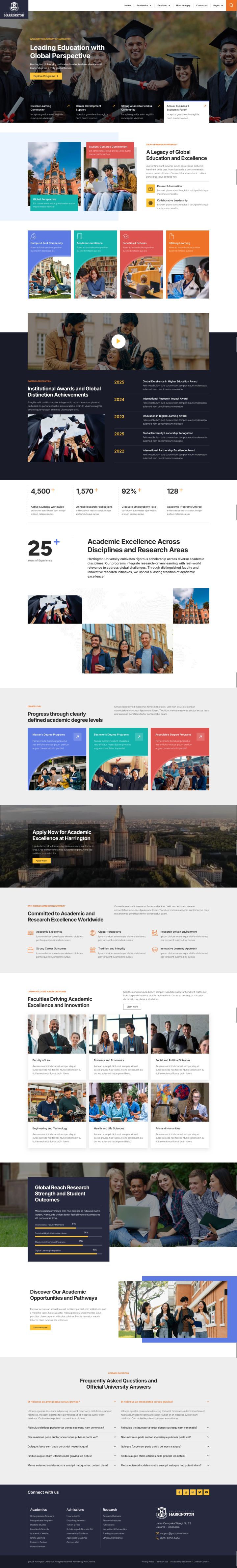 WordPress шаблон ThemeForest Harrington
