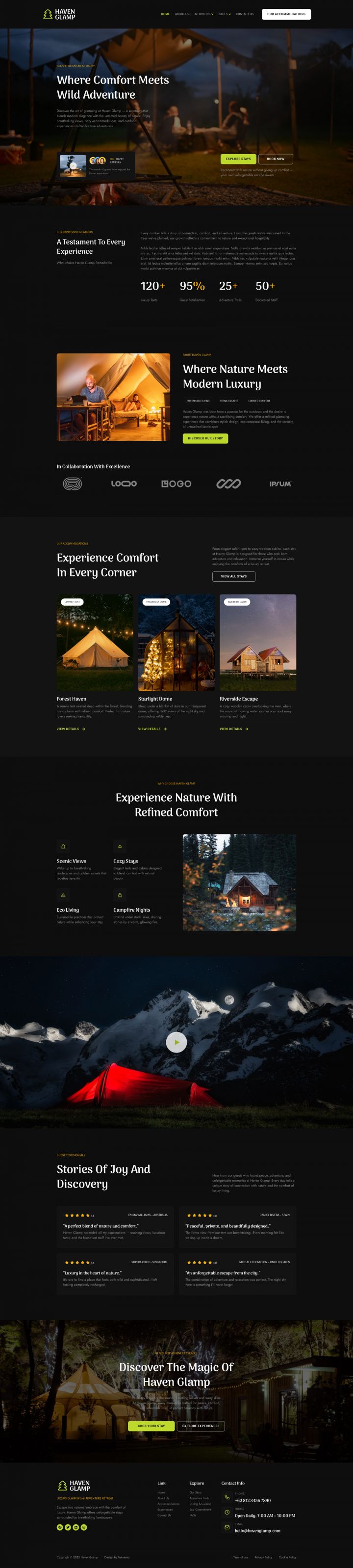 Шаблон ThemeForest Haven Glamp WordPress шаблон ThemeForest Haven Glamp