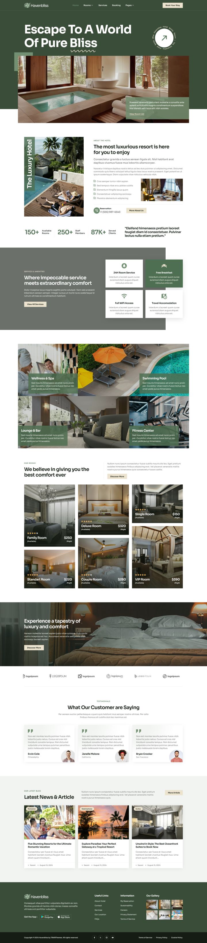 WordPress шаблон ThemeForest Havenbliss