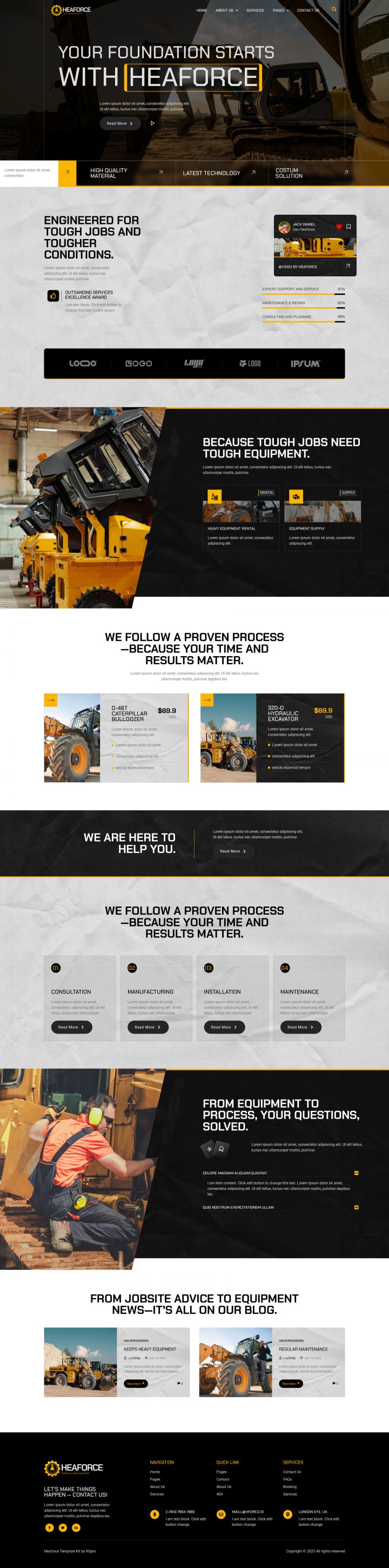 Шаблон ThemeForest Heaforce WordPress шаблон ThemeForest Heaforce