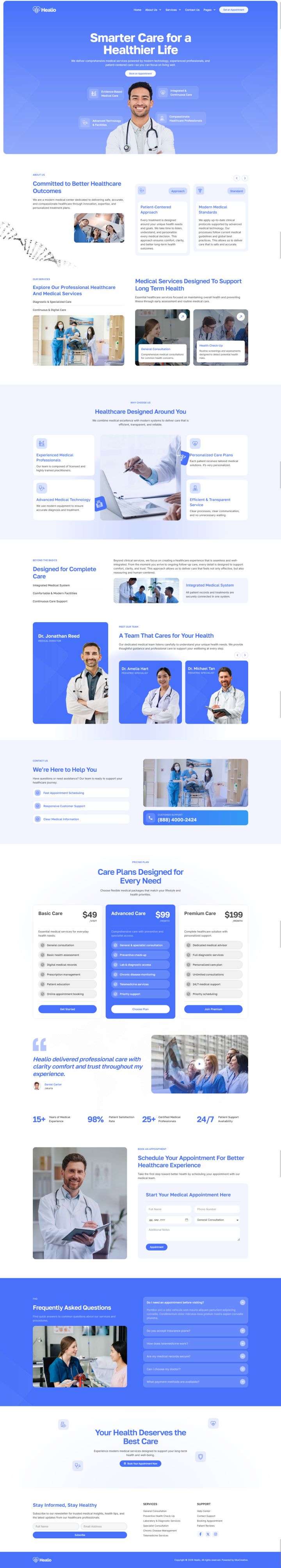 WordPress шаблон ThemeForest Healio