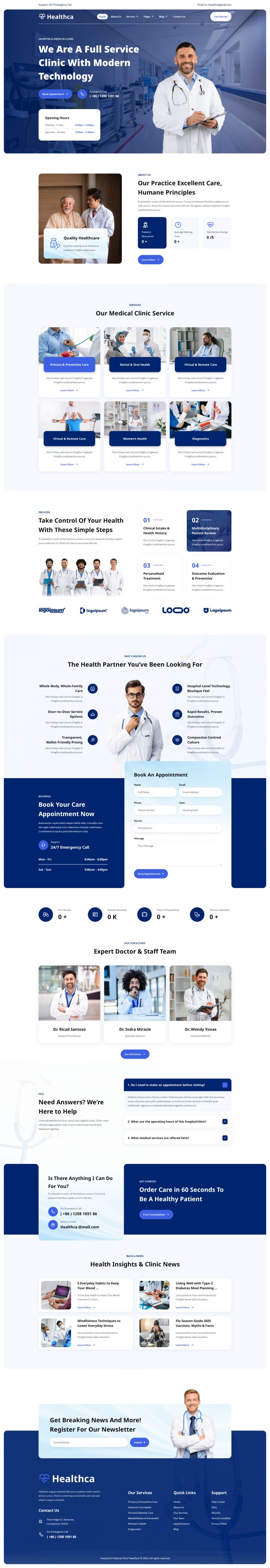 Шаблон ThemeForest Healthca WordPress шаблон ThemeForest Healthca