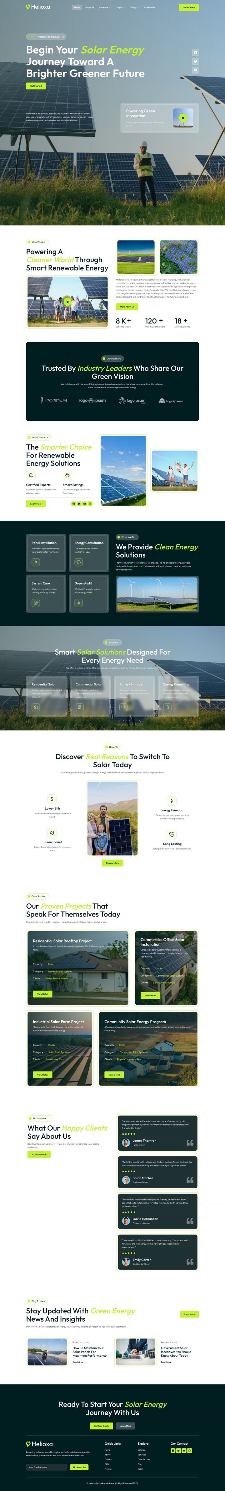 WordPress шаблон ThemeForest Helioxa