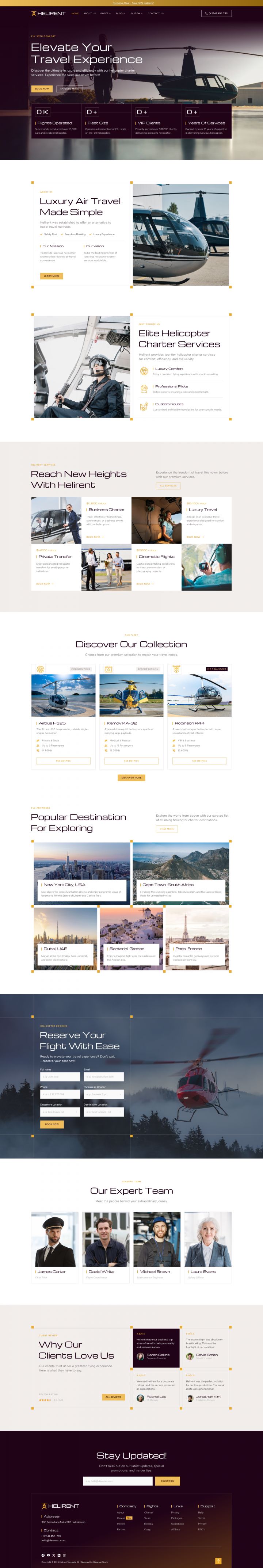 WordPress шаблон ThemeForest Helirent