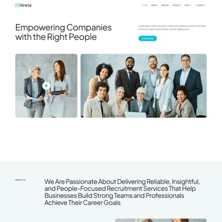 ThemeForest Hireta