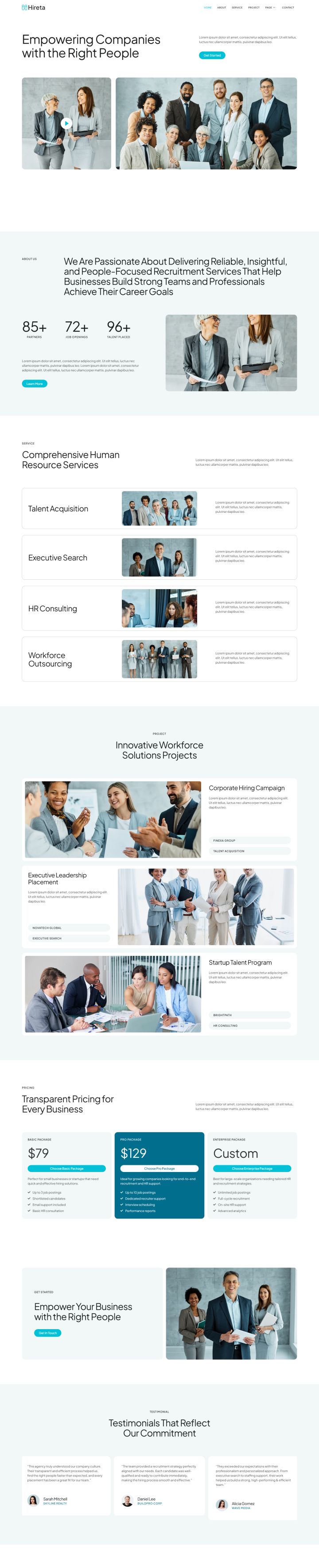 Шаблон ThemeForest Hireta WordPress шаблон ThemeForest Hireta