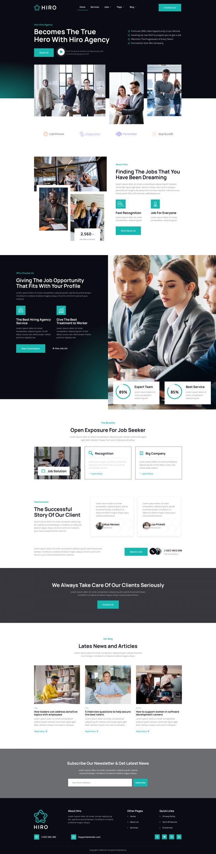 WordPress шаблон ThemeForest Hiro
