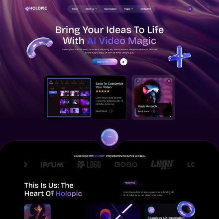 ThemeForest Holopic