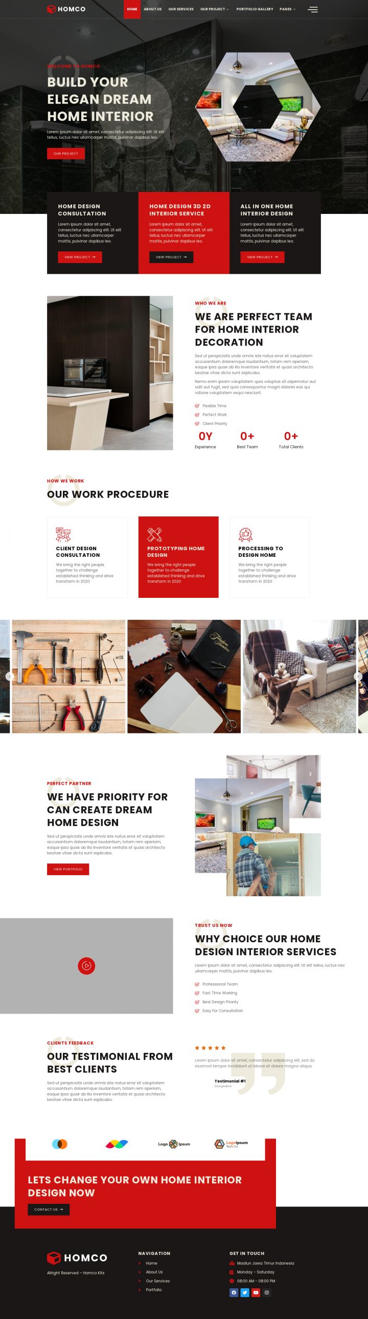 WordPress шаблон ThemeForest Homco
