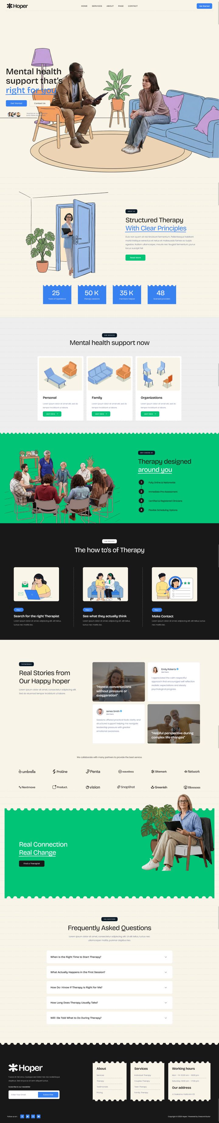 WordPress шаблон ThemeForest Hoper