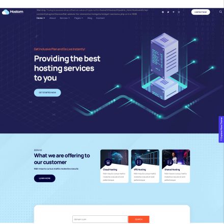 ThemeForest Hostom