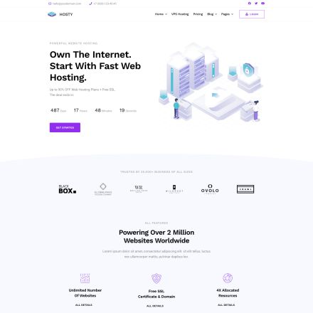 ThemeForest Hosty