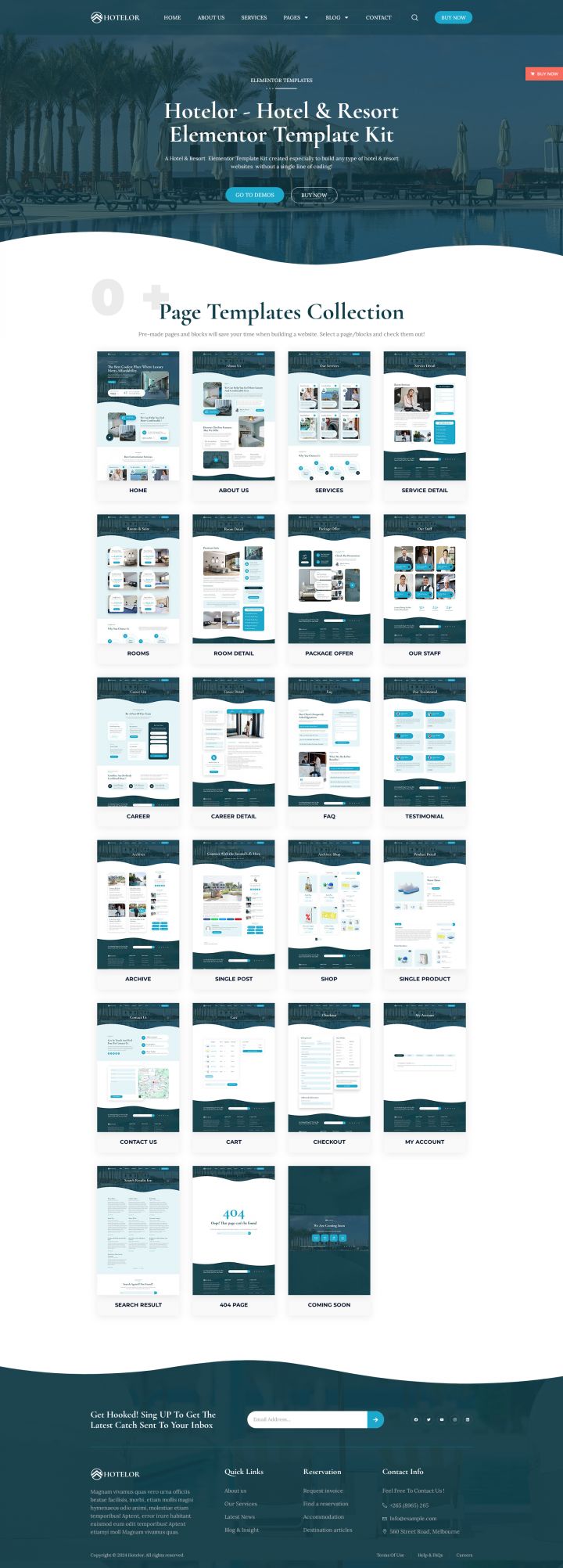 WordPress шаблон ThemeForest Hotelor