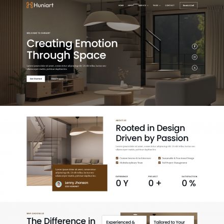 ThemeForest Huniart