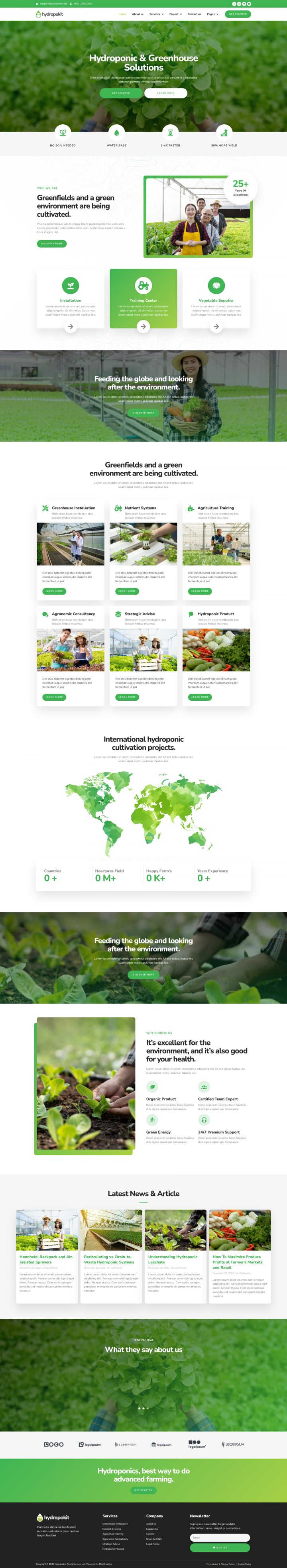 WordPress шаблон ThemeForest Hydropokit