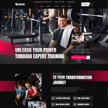 ThemeForest Hypegym