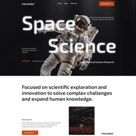 ThemeForest Interstellar
