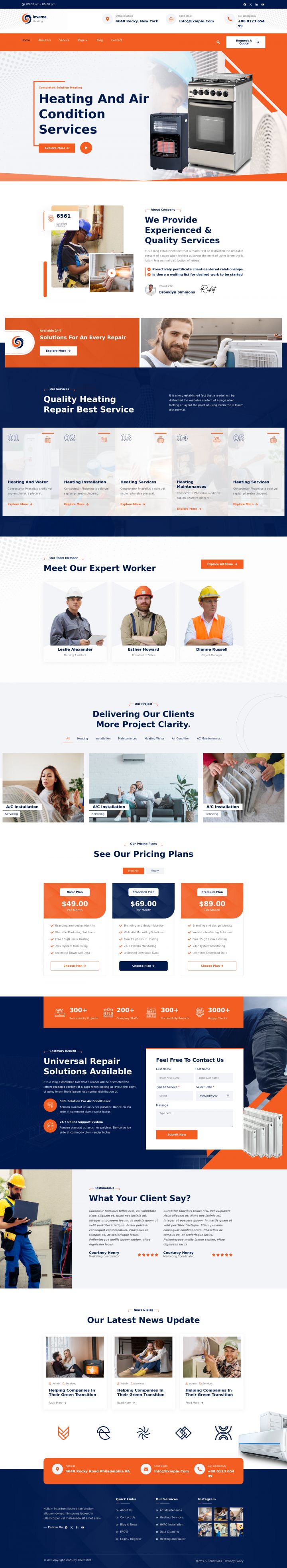 WordPress шаблон ThemeForest Inverna
