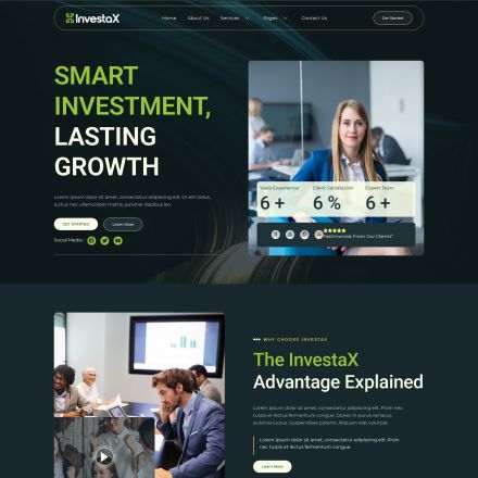 ThemeForest InvestaX