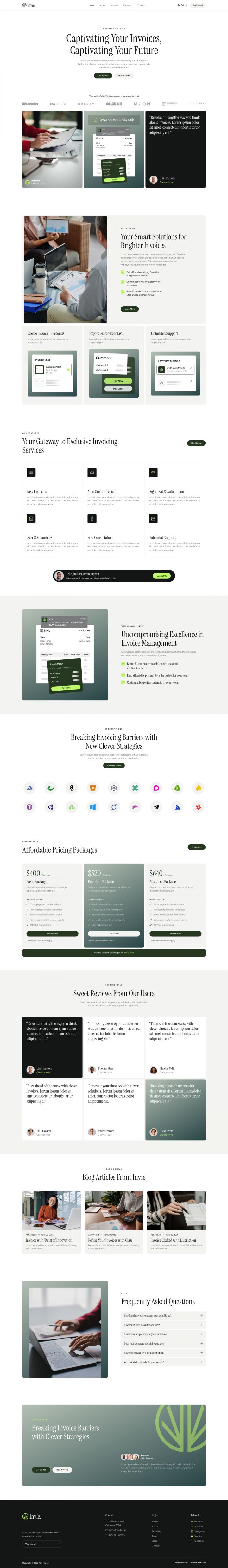 WordPress шаблон ThemeForest Invie