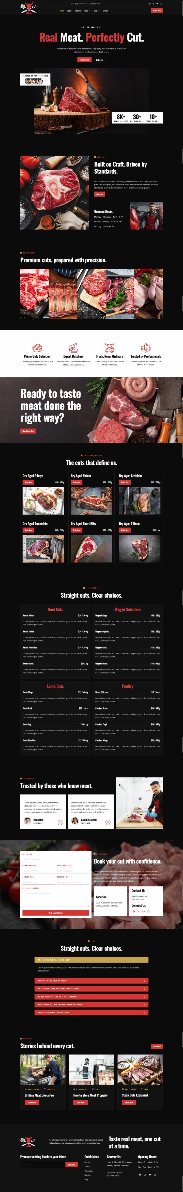 WordPress шаблон ThemeForest Jagal