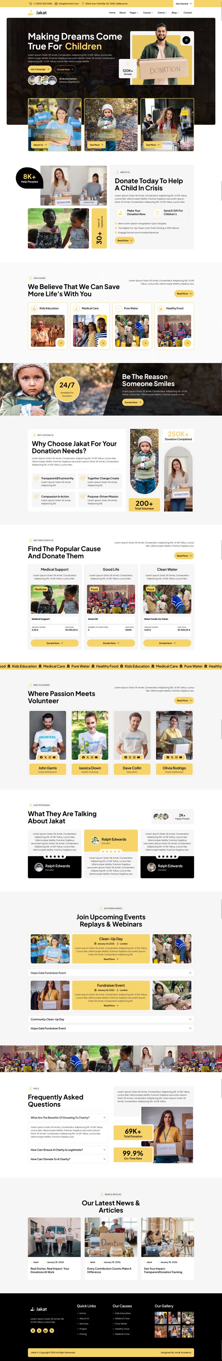 WordPress шаблон ThemeForest Jakat