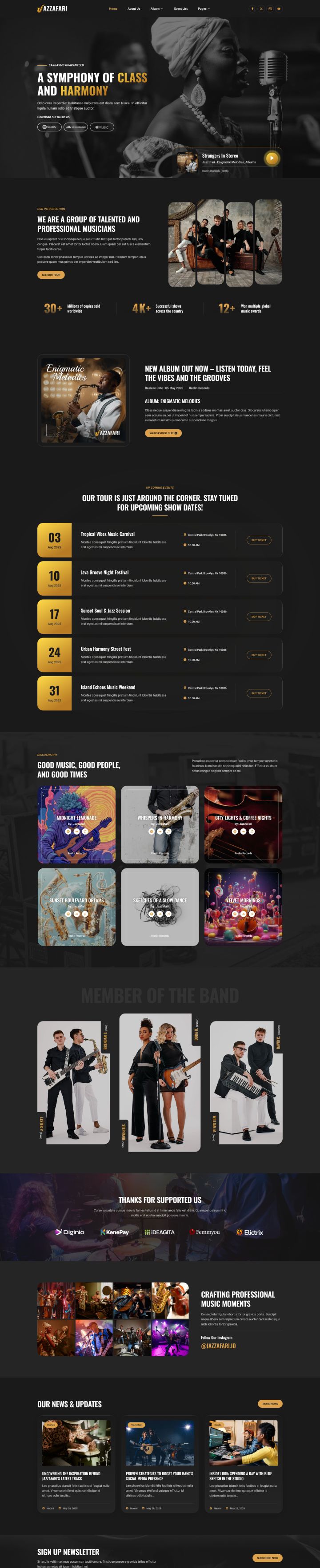 Шаблон ThemeForest Jazzafari WordPress шаблон ThemeForest Jazzafari