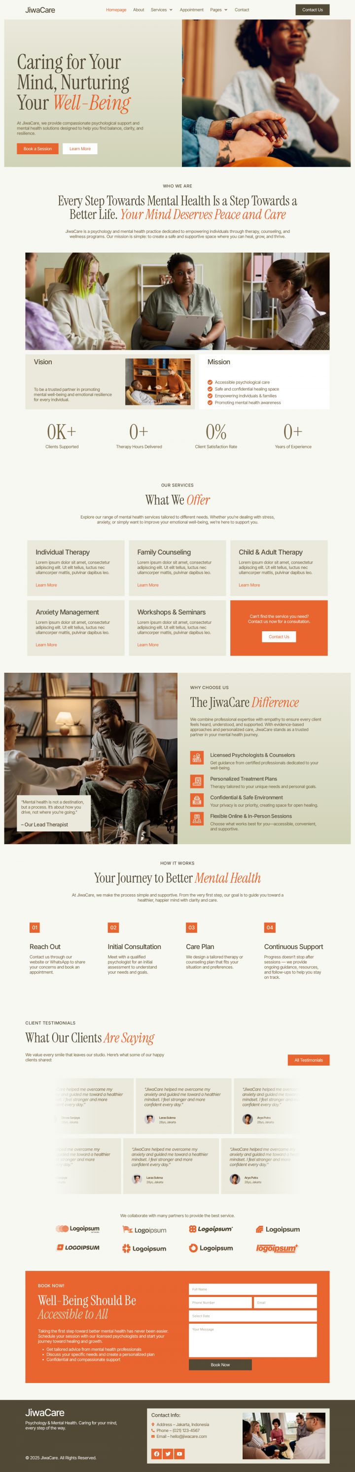 WordPress шаблон ThemeForest JiwaCare