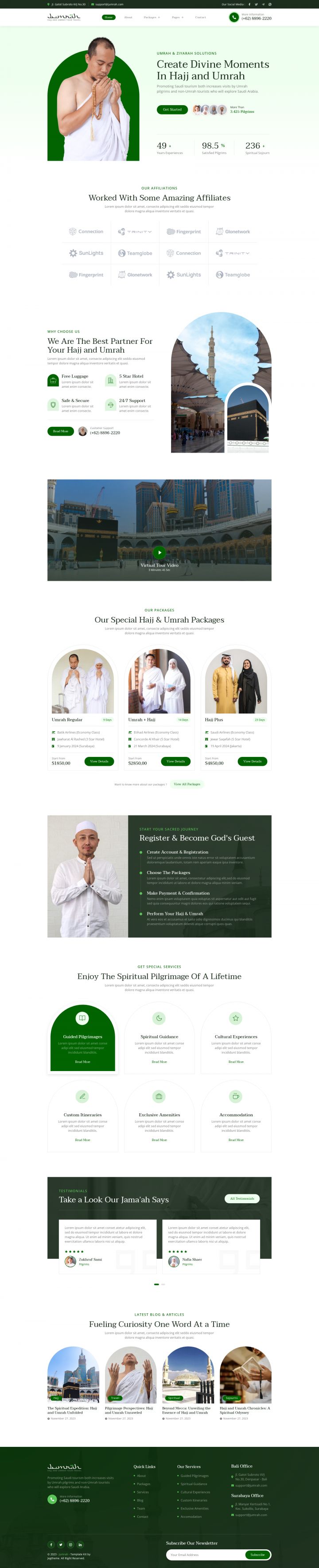 WordPress шаблон ThemeForest Jumrah