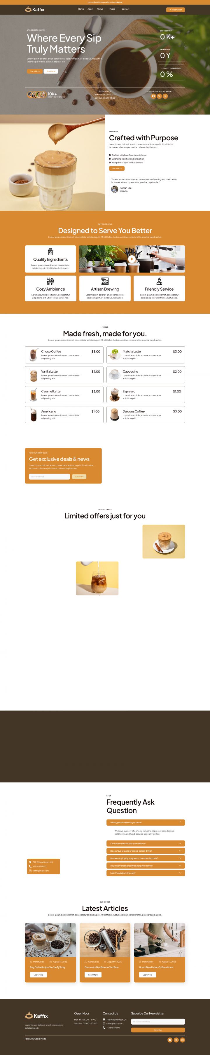 Шаблон ThemeForest Kaffix WordPress шаблон ThemeForest Kaffix