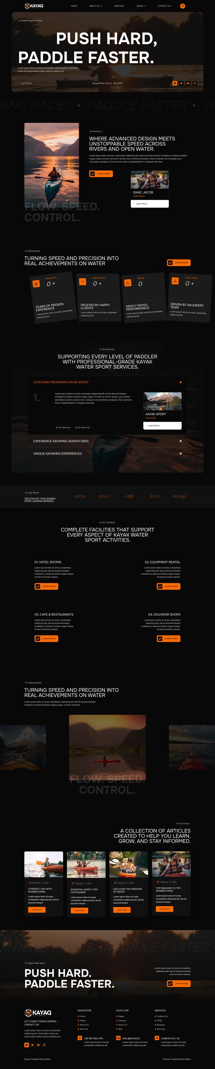 Шаблон ThemeForest Kayaq WordPress шаблон ThemeForest Kayaq