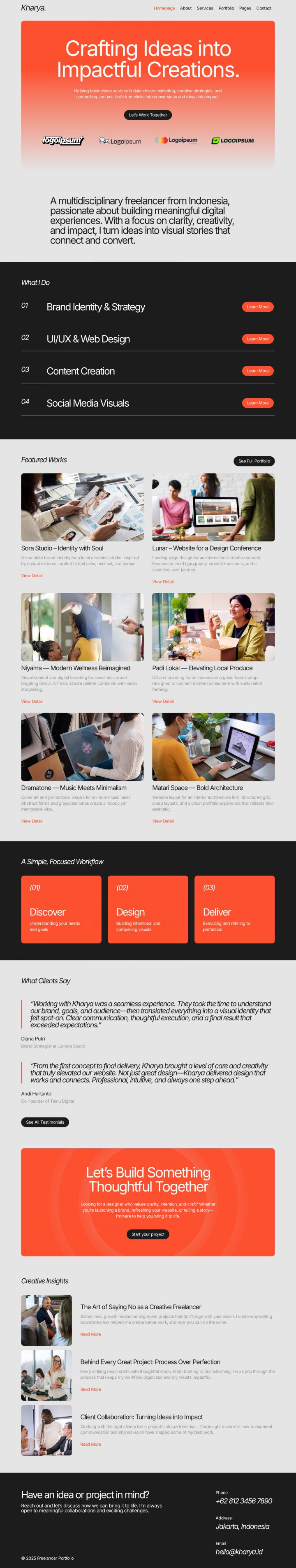 WordPress шаблон ThemeForest Kharya
