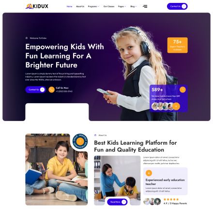 ThemeForest Kidux