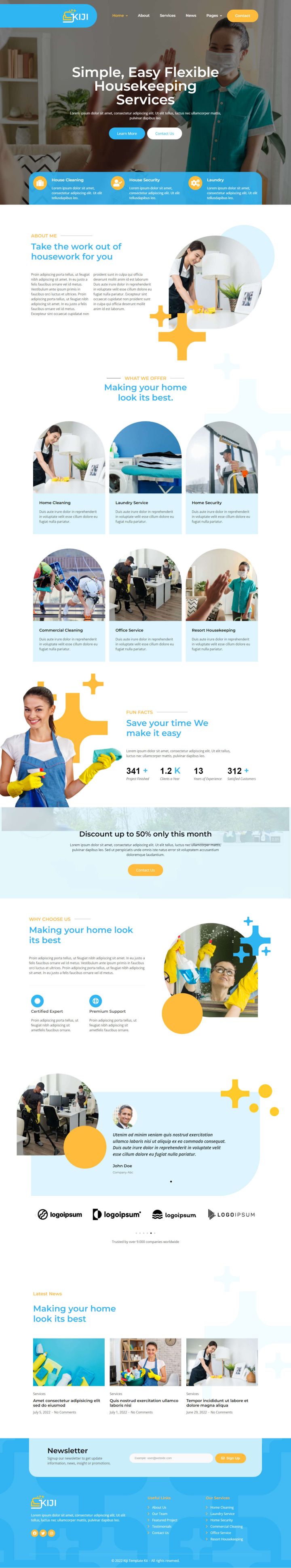 WordPress шаблон ThemeForest Kiji