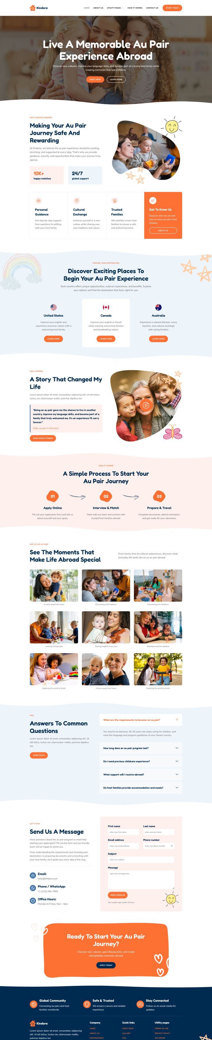 WordPress шаблон ThemeForest Kindora