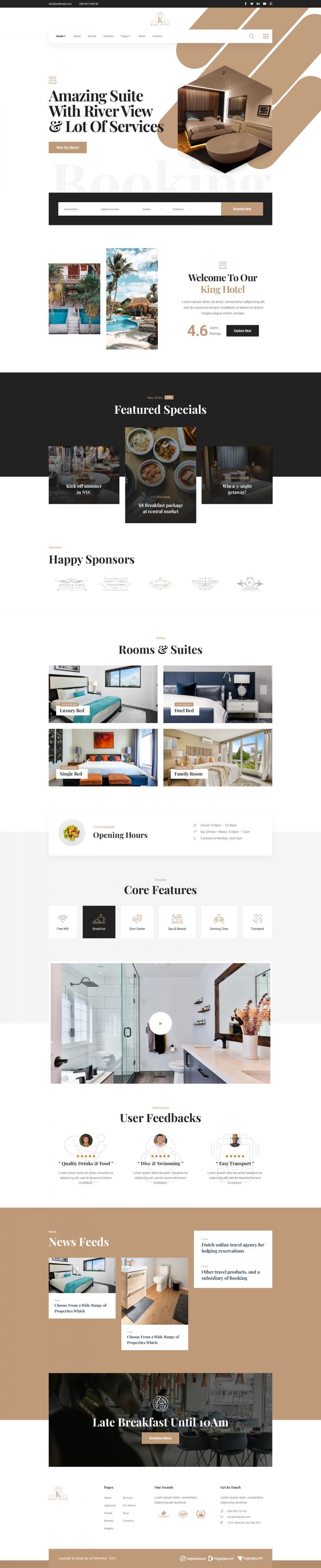 WordPress шаблон ThemeForest KingHo