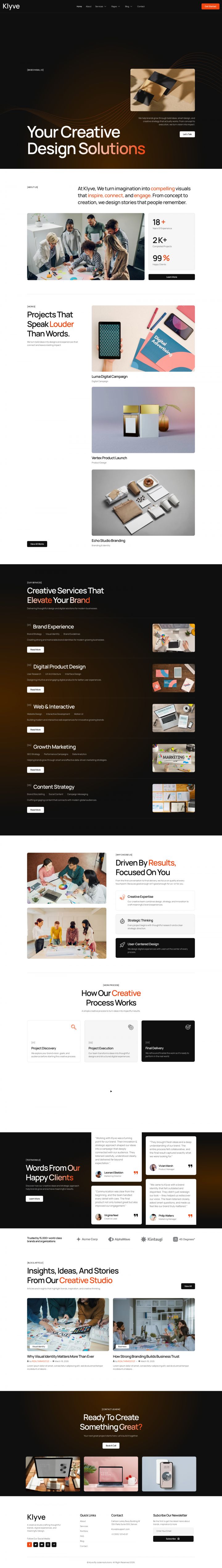 Шаблон ThemeForest Klyve WordPress шаблон ThemeForest Klyve
