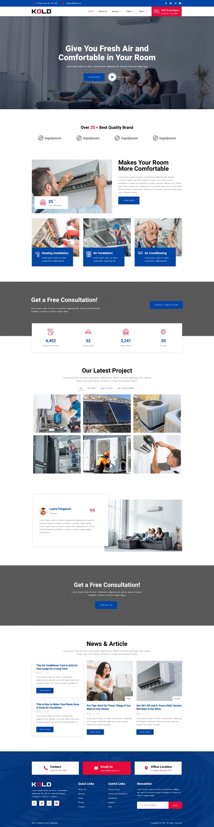 WordPress шаблон ThemeForest Kold