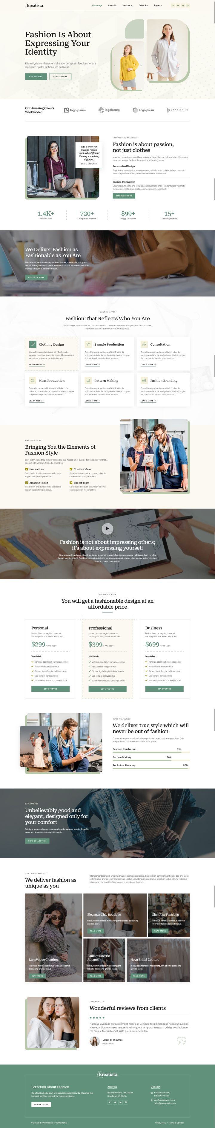 WordPress шаблон ThemeForest Kreatista