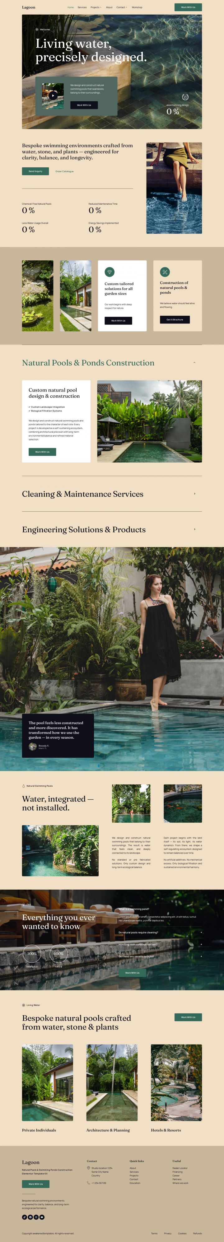 WordPress шаблон ThemeForest Lagoon