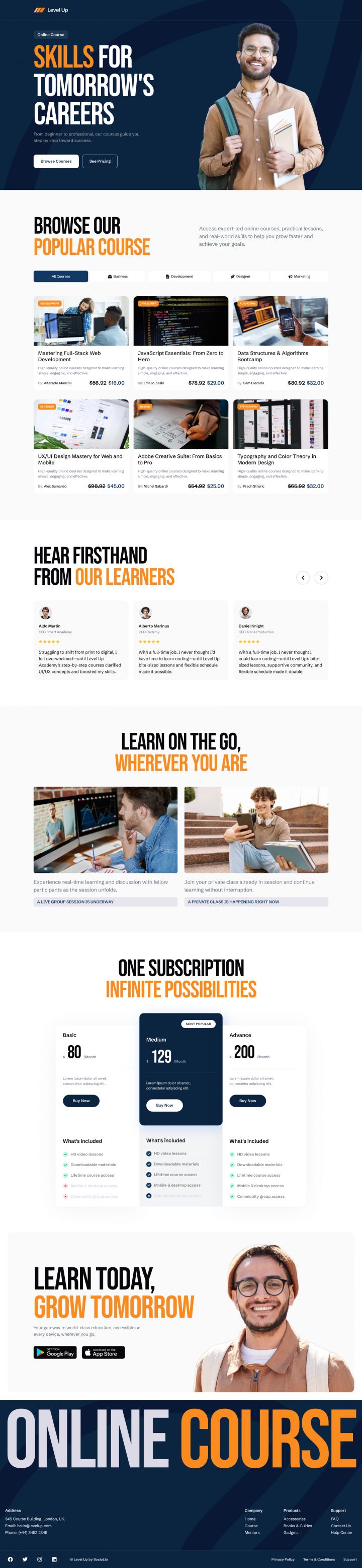 WordPress шаблон ThemeForest Level Up