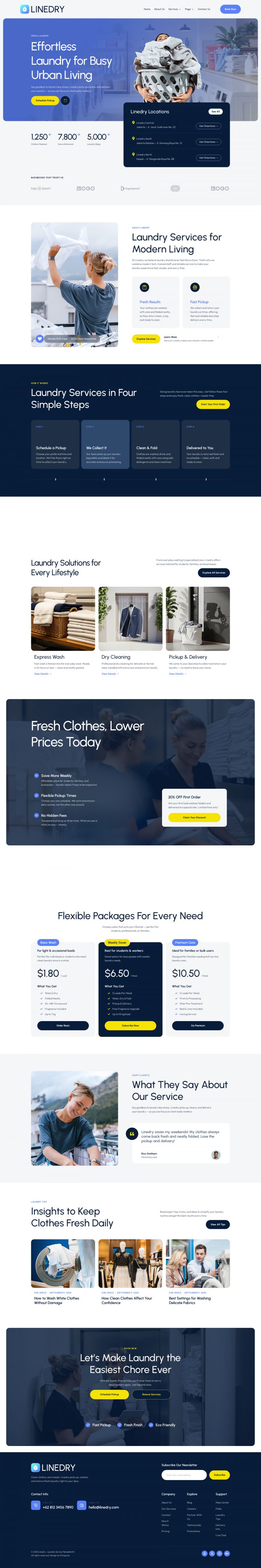 WordPress шаблон ThemeForest Linedry