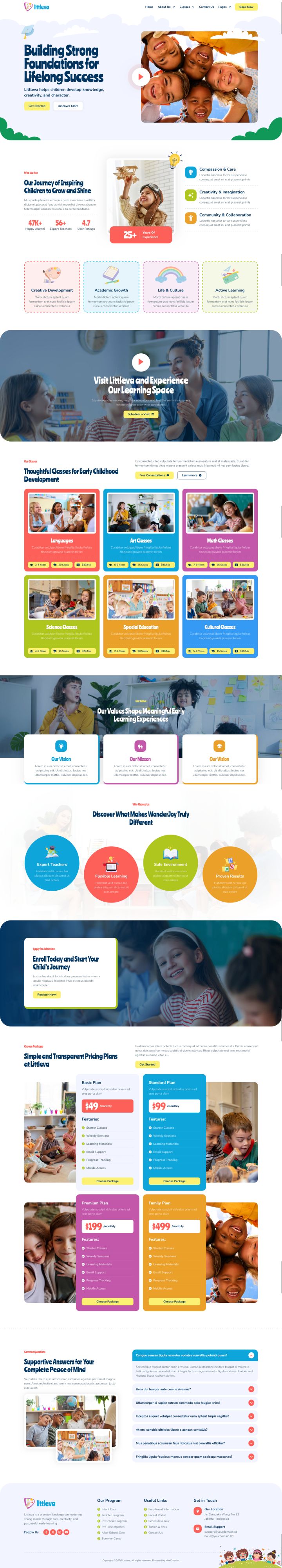 WordPress шаблон ThemeForest Littleva